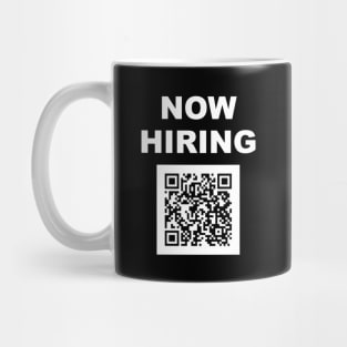 Now Hiring QR Rickroll Mug